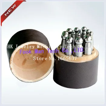 

Free Shipping Dapping Block Set of 15 pcs Jewelry Tool Beading Tools Goldsmith Tool
