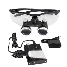 3,5x420 мм Стоматологическая Лупа Стоматологическая Лаборатория Медицинская Лупа зубная Лупа 5 Вт фара стоматологические фары