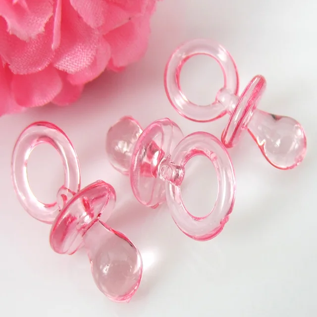 50 pz Piccolo Diamante Taglio Ciucci Tallone Del Bambino Doccia Favori Blu Rosa 50 pz Piccolo Diamante Taglio Ciucci Tallone Del Bambino Doccia Favori Blu Rosa