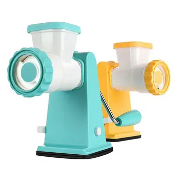 

New Multifunctional Home Manual Meat Grinder Shred Potato Slicer Roller Shape Stainless Steel Crank Handle Kitchen Tool