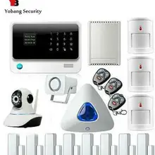 Yobang безопасности дома охранной сигнализации Системы комплект WI-FI приложение охранной сигнализации Офис проводной ПИР сети Камера реле Управление
