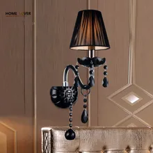 Modern Crystal wall lamp bathroom fixtures for home lighting wall sconce arandela for bedroom Cabinet Lamp Led indoor wall lamps