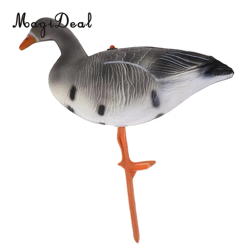 MagiDeal Lifelike Portable Full Body Goose Shooting Hunting Decoy Lawn Ornaments Garden Decors Hunter Greenhand Gear 