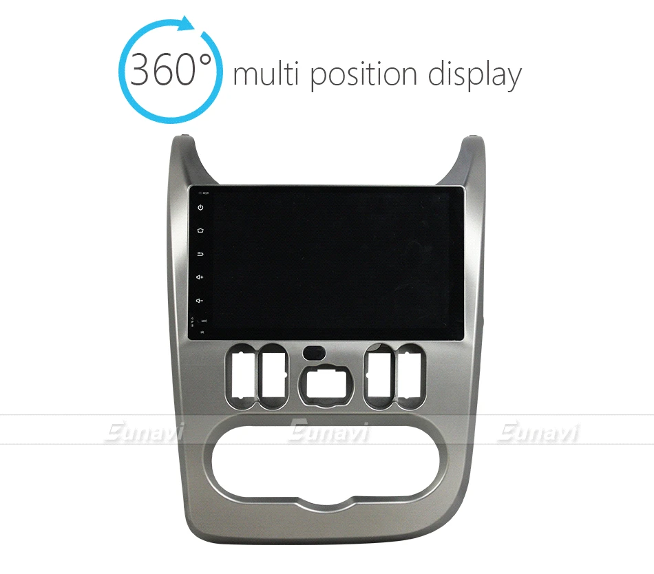 Cheap Eunavi Android 7.1 Car Radio GPS Navigation For Renault Logan Sandero Duster 2015 2016 1 Din 9