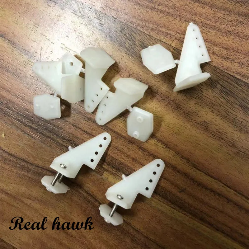 

100 Sets/lot With Screws Pin Horns 18x26 4hole L18xW13xH26 RC Airplanes Parts Electric Planes Foam Aeromodelling free shipping