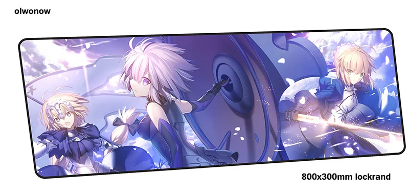 Fate коврик для мыши 80x30 см Новое поступление игровой коврик для мыши большой геймерский коврик аниме игровой компьютерный стол padmouse клавиатура большие игровые коврики