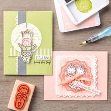 

DiyArts 9 PCS/lot Cutting Dies Baby Infancy Metal Cutting Dies New 2018 Embossing Stencil Decoration Scrapbooking DIY Crafts