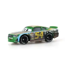 Disney Pixar игрушечный автомобиль Mcqueen 1:55 литой металл модель из сплава игрушка зеленые детские игрушки для детей на день рождения