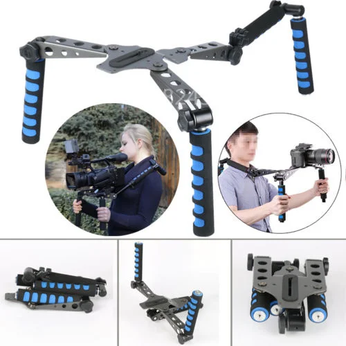 new 2017 DSLR Camera Filmmaking System Rig Shoulder Mount Stabilizer for Canon 5D Mark II 1D