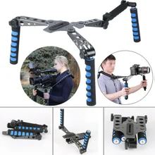 Новый 2017 Камеры DSLR Кино Системы Rig Плечевой Камкордер Стабилизатор для Canon 5D Mark II/1D/7D/550D для Nikon D4/D800 для Sony