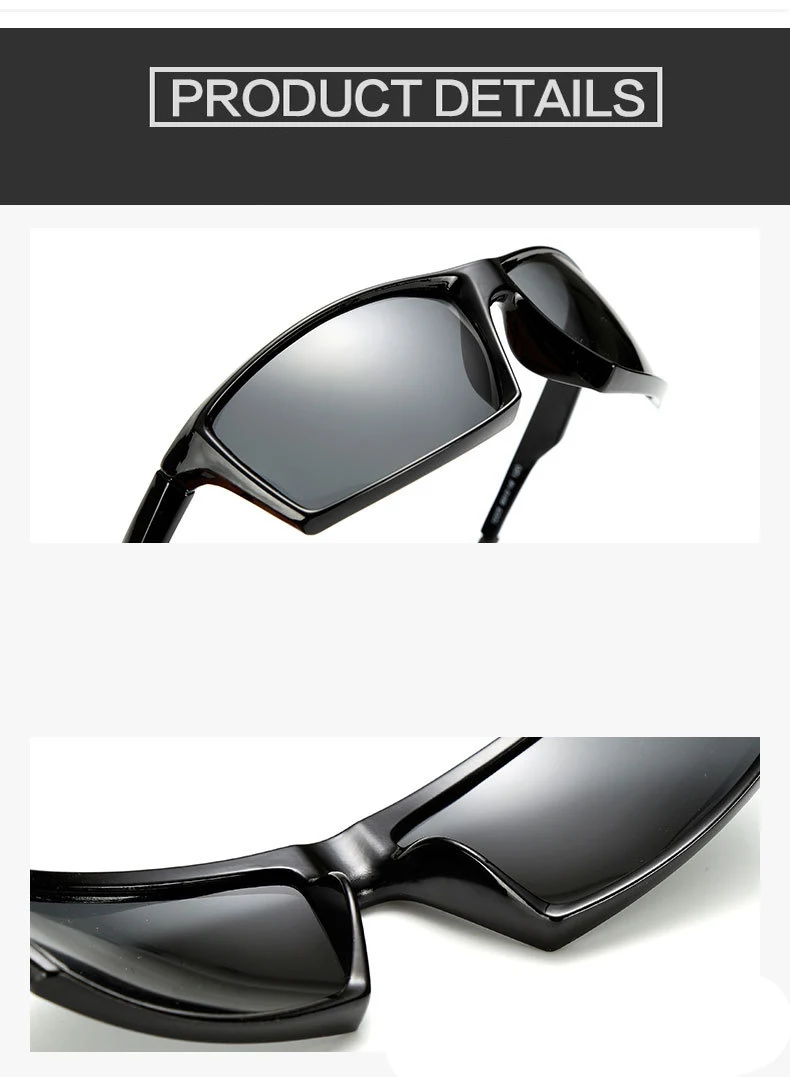 ASOUZ 2019 new polarized men's sunglasses UV400 fashion square ladies sunglasses classic brand design sports driving sunglasses (15)