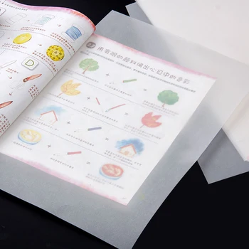 

50 Sheets A4 Size Translucent Sketching Tracing Paper for Manga Art Architecture Design Graphic Ttechnical Drawing