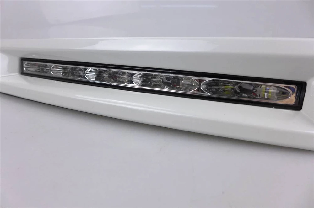 Автомобильная проблесковая 2 шт. автомобиля 12v светодиодный DRL Дневной светильник для Toyota Prado FJ150 LC150 Land Cruiser 2700/4000 2010 2011 2012 2013