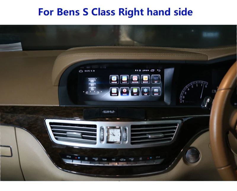 Clearance 10.25" 4G RAM 64 ROM Android Display for Mercedes Benz S Class W221 2006-2013 GPS Navigation Radio Stereo Dash Multimedia Player 9