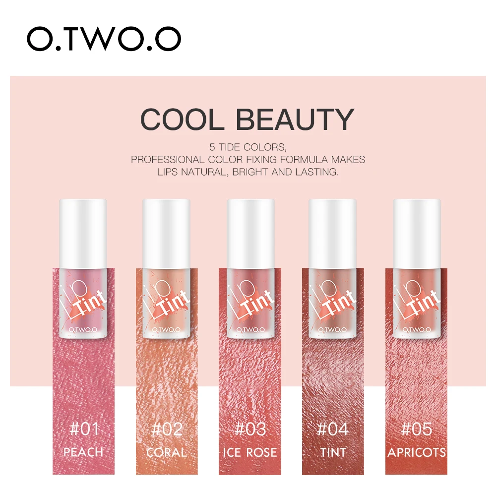 

O.TWO.O Liquid Matte Lip Gloss Waterproof Red Lip Makeup Tattoo Long Lasting Lip Tint Matte Plumper Lip Blush Rouge A Levre Mat