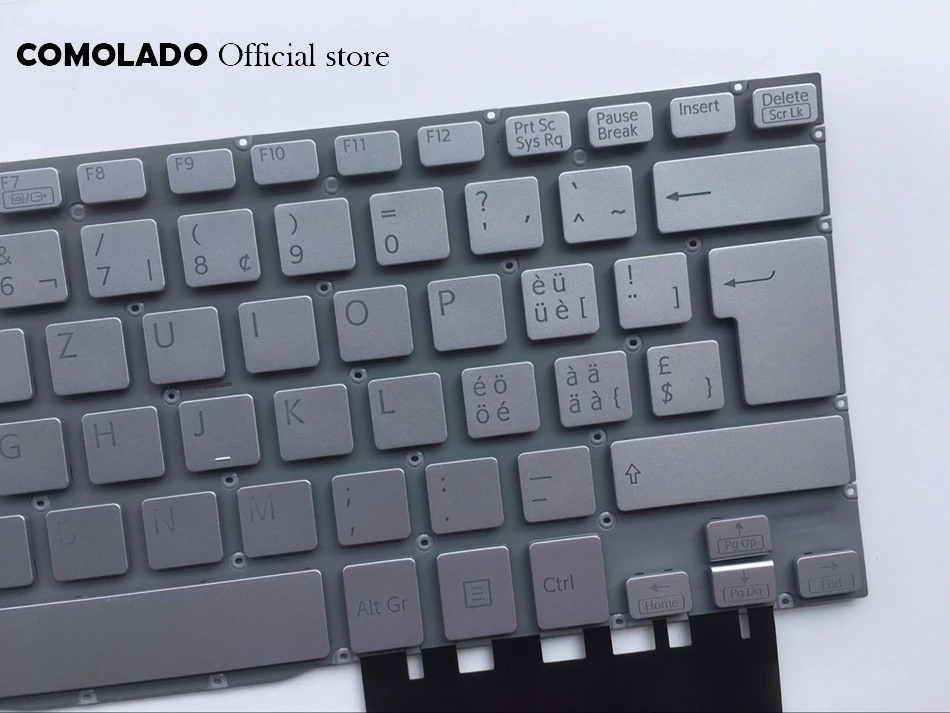 SW Swiss keyboard For Sony for VAIO Fit 13 13A 13N SVF13 SVF13A SVF13N silver keyboard SW Layout (2)