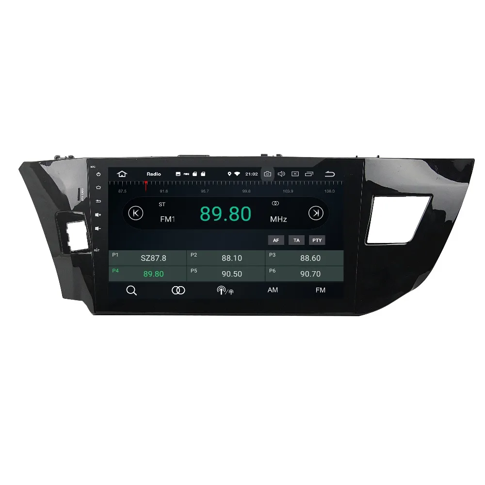Discount 4GB+32GB Octa Core 10.1" Android 8.0 Car Radio DVD Multimedia Head Unit for Toyota Levin 2013 2014 2015 Car GPS WIFI Bluetooth 2
