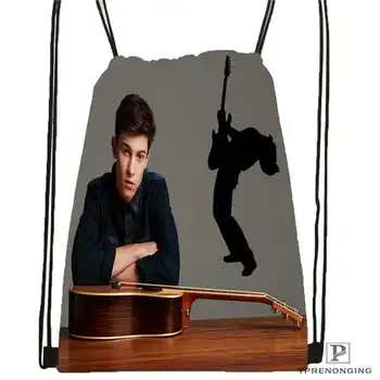 

Custom Shawn Mendes Drawstring Backpack Bag Cute Daypack Kids Satchel (Black Back) 31x40cm#180612-02-5