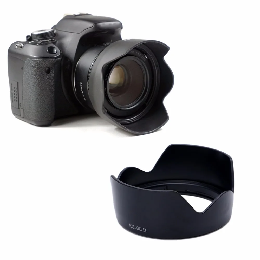 Байонетная бленда для объектива Canon EF 50 мм f/1 8 STM с креплением на штык