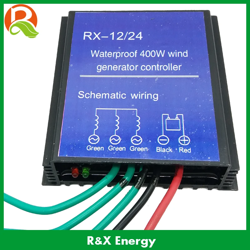 R& X Лидер продаж 400 вт ветровой контроллер подходит для 12 В/24 В ветряной турбины генераторС максимальной мощностью 5 лет гарантии регулятор ветрового генератора