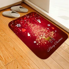 Входная дверь, Рождественский коврик, напольный коврик, кухня, ванная комната, абсорбирующие коврики, ванная комната, противоскользящая дверь, коврик для спальни, ковер для дома