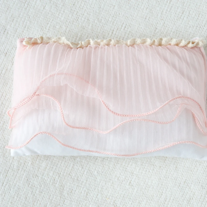 Новинка 0-15 дней заполненные подушки для новорожденных фотографии позирующие реквизиты аксессуары из кружевной ткани Цветочная Подушка Фотостудия