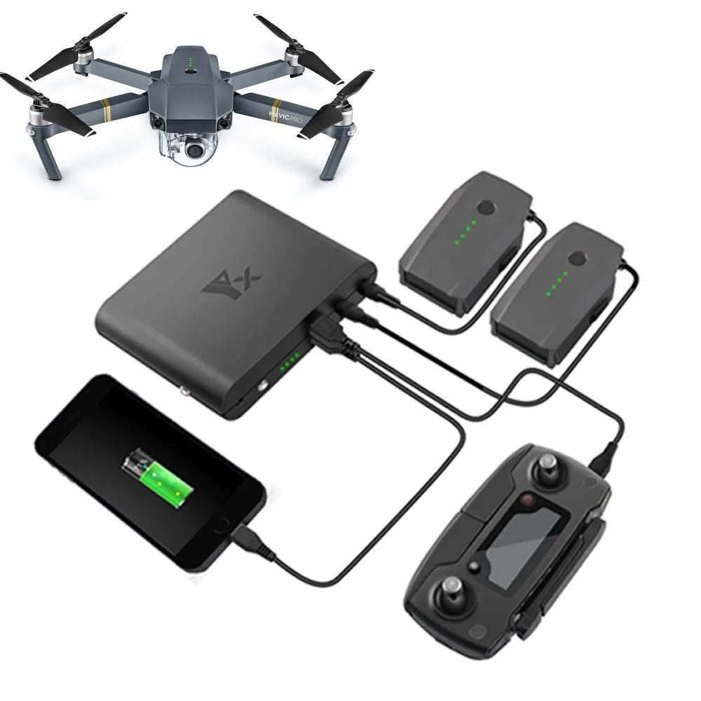 

Portable Power Bank Charger Bank Battery Charging Accessories for DJI Mavic Pro Remote Control Accessories Replacement Drop Ship