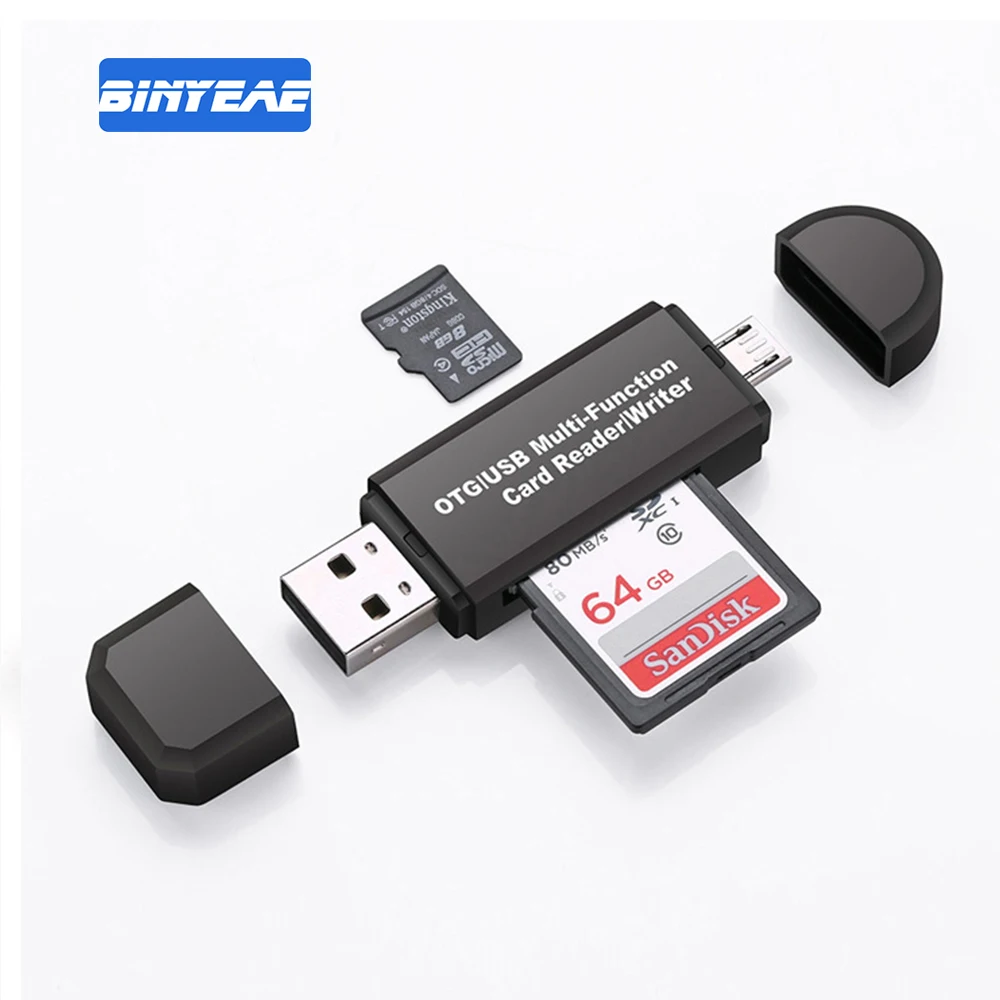 Micro USB-Type C адаптер Поддержка Micro SD/SD карты/USB ридер передачи данных OTG адаптер конвертер для Android телефон Прямая поставка