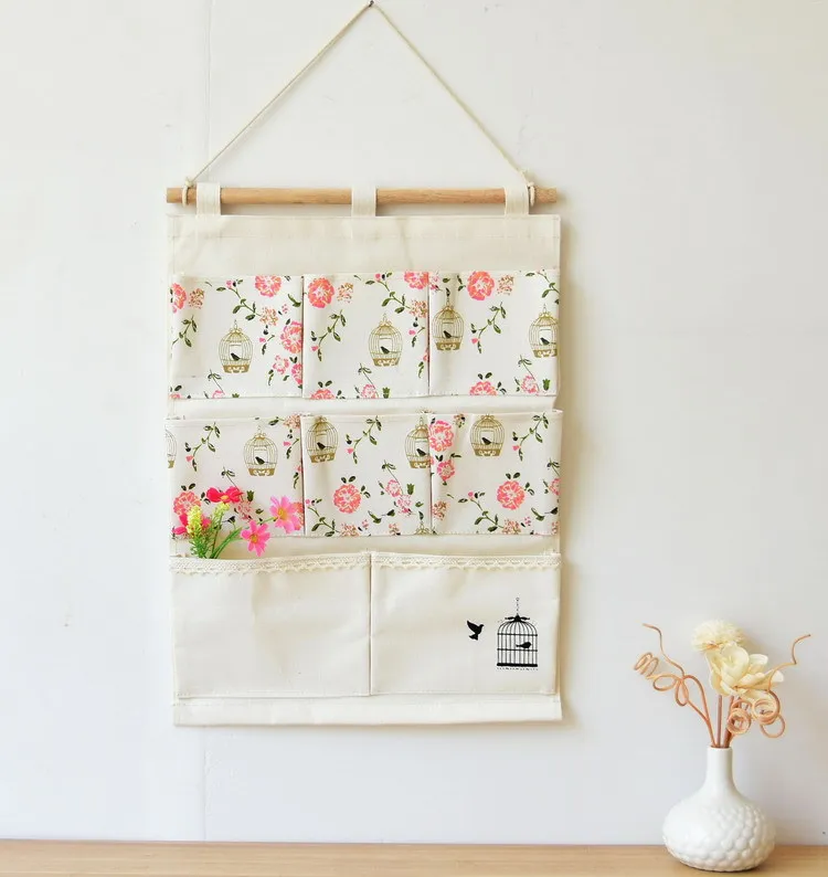 Us 10 45 5 Off New Flower Design Storage Holder 8pocket Letter Wall Hanger Bag Fabric Key Gles In Holders Us 10 45 5 Off New Flower Design Storage Holder 8pocket Letter Wall Hanger Bag Fabric Key Gles In Holders