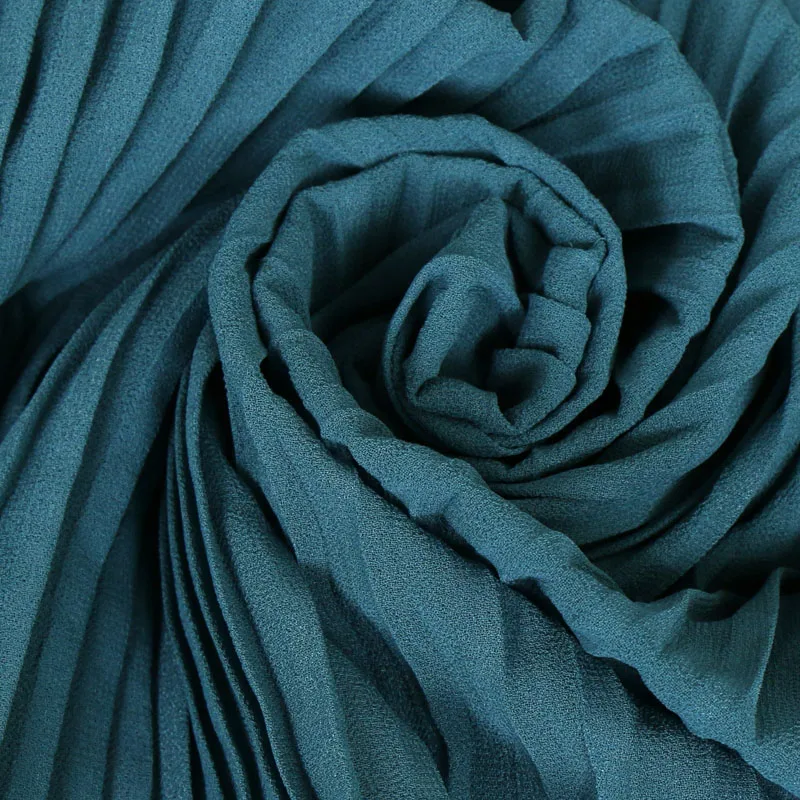 Laven Модные Простые складные шифоновые длинные шарфы в полоску хиджаб мнущиеся мусульманские шарфы/шарф 10 шт./лот 24 цвета
