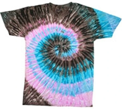 COLORED TYE DIE TOUR BUS SWIRL SM SIZE short sleeve TEE SHIRT T#218