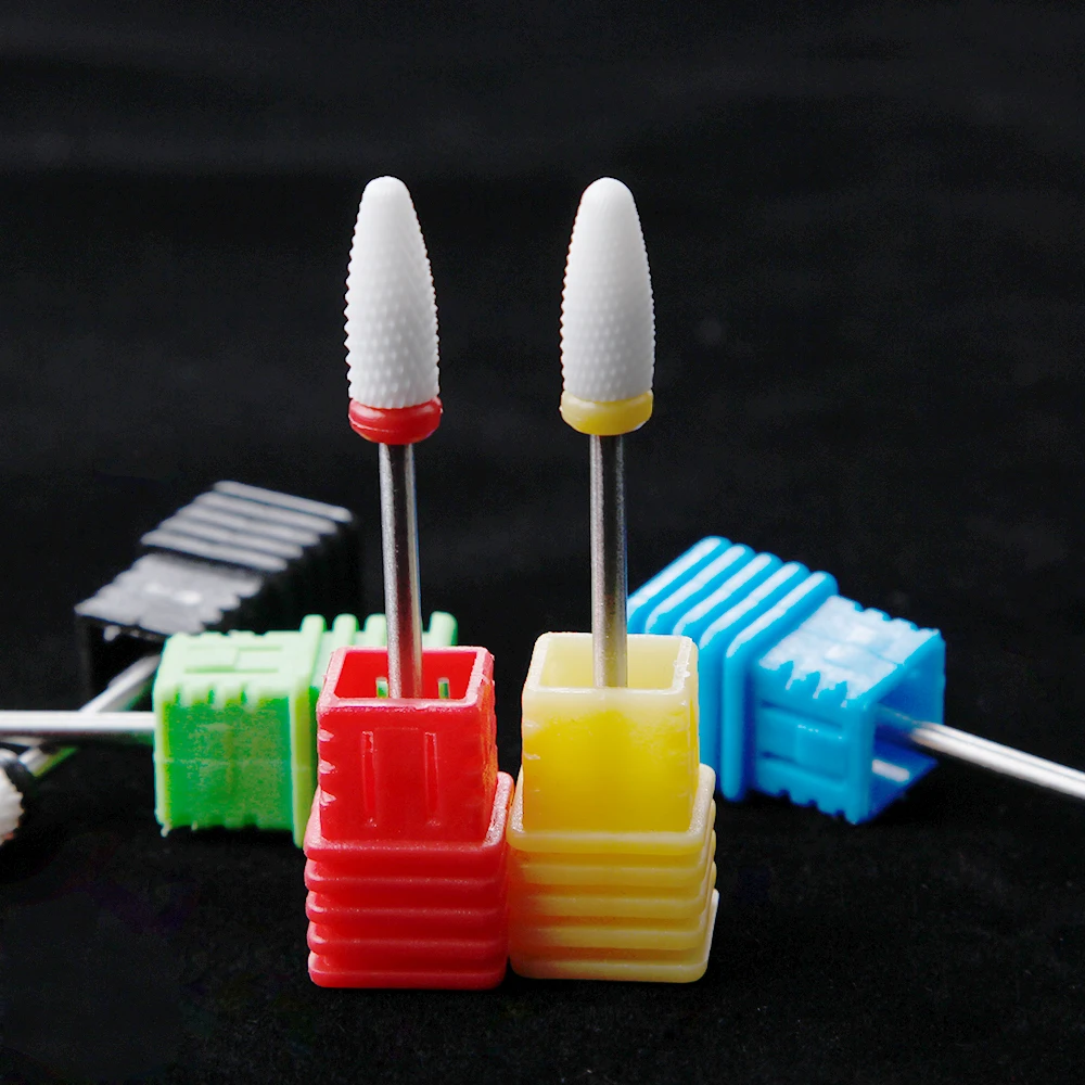 

Nail Drill Electric Manicure Machine Accessories Nail Drill Bits Ceramic Milling Cutters for Pedicure Nail Art Polish Files Tool
