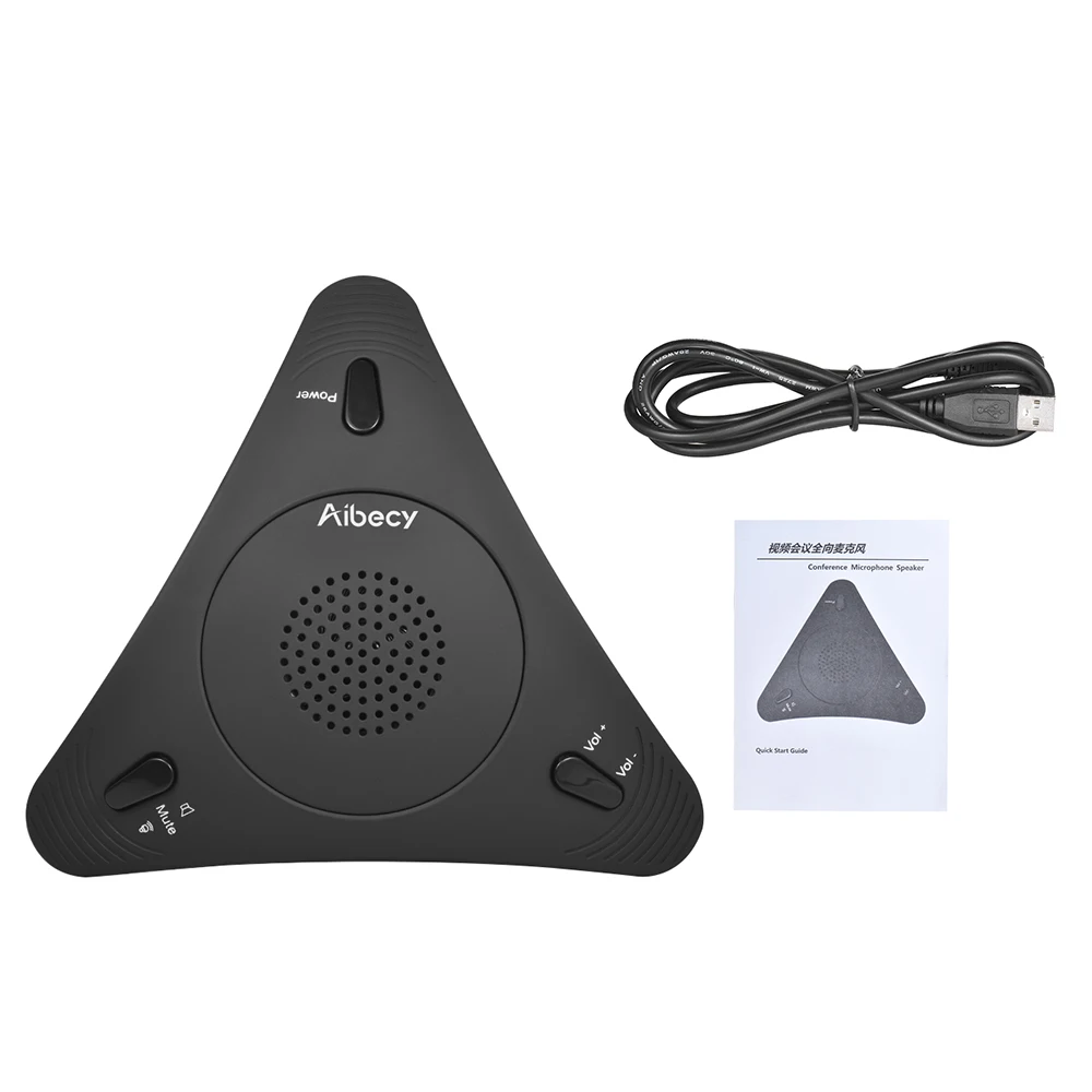 Aibecy USB настольный микрофон microfino компьютерная Конференция всенаправленные