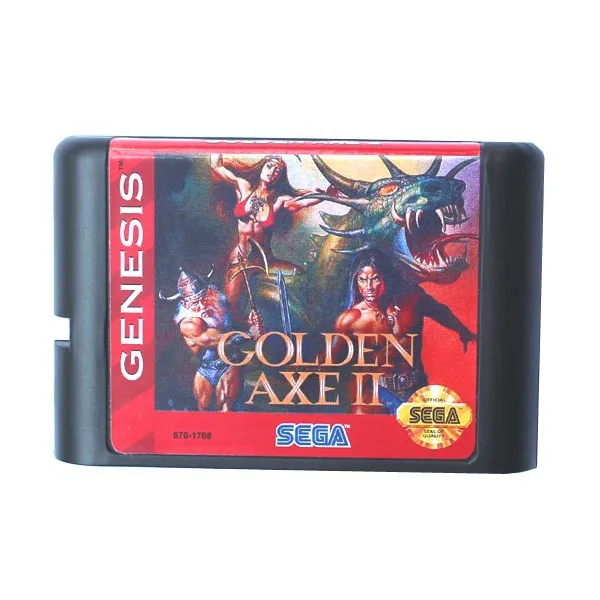 

Sega MD game card - Golden Axe II 2 for 16 bit Sega MD game Cartridge Megadrive Genesis system