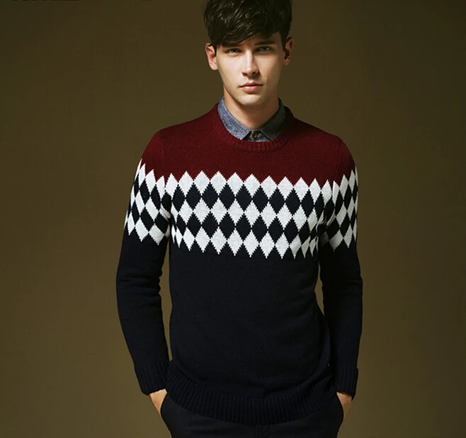 British Style preppy brand sweaters man 
