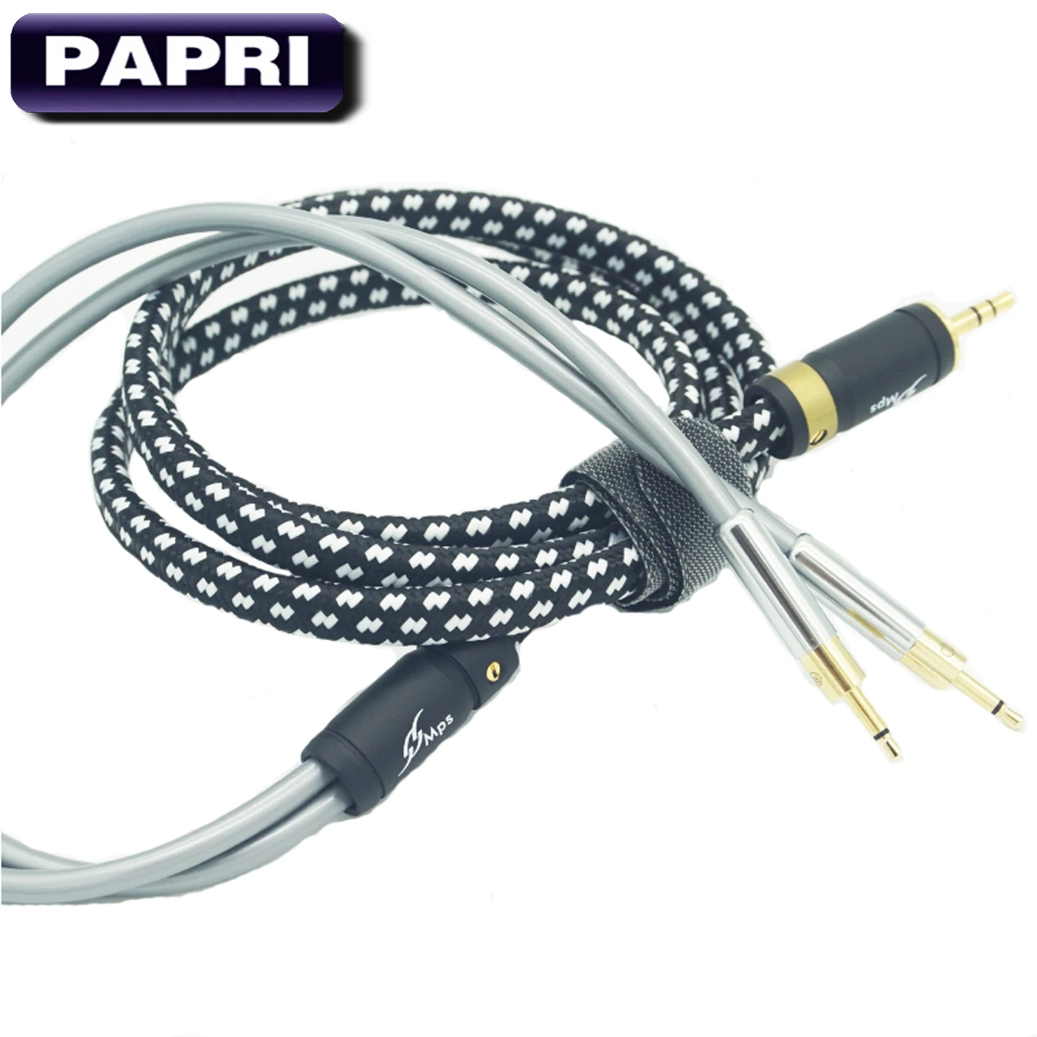 PAPRI MPS X 7700 Upgrade Headphone Cable 5N OCC Audio Wire For HD700 Earphone Headset Cables