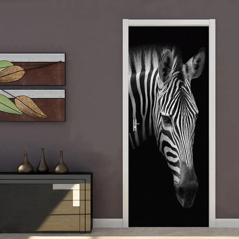 Details about   3D broken Zebra Q008 Wallpaper Wall art Self Adhesive Removable Sticker SU show original title 