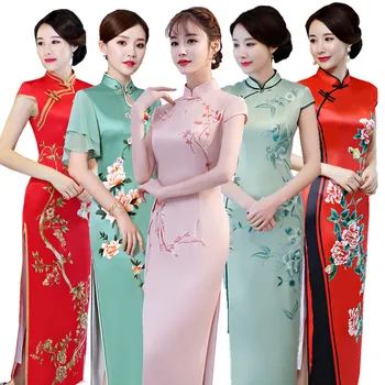 

2019 new arrival sexy fashion style Chinese women plus size Cheongsams M-3XL