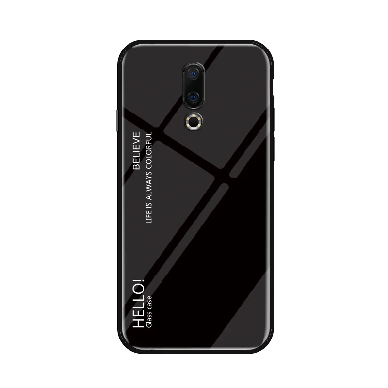 Чехол для Meizu 16th роскошный градиентный Мягкий силиконовый чехол бампер из