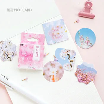 

30 pack/lot Sakura Show Stickers Set Decorative Stationery Stickers Scrapbooking DIY Diary Album Stick Label