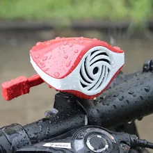 Горный велосипед Электронный звонок открытый динамик для велосипеда-красный и белый