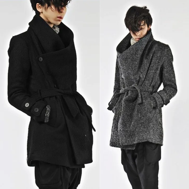 Мужская ветровка зимняя одежда индивидуальная ткань пальто город мальчик культивировать мораль пункт пыли пальто растет в