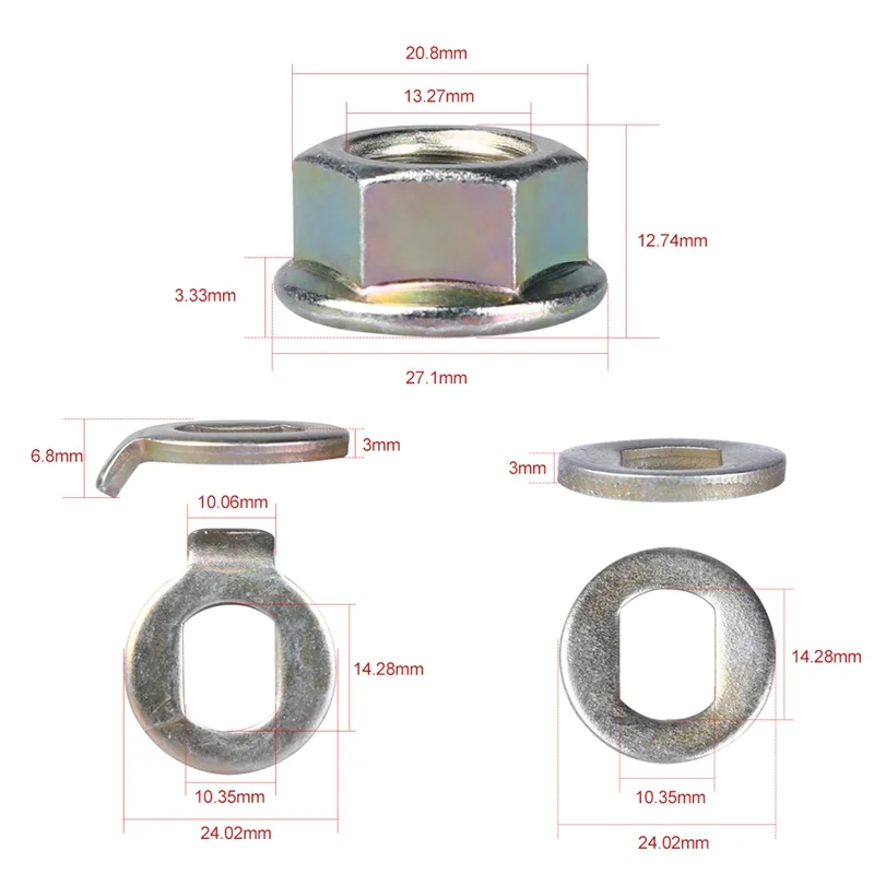 Монтажные детали для Bafang, комплект для двигателя на заднее переднее колесо, комплект для установки компонентов для электровелосипеда, ось 12 мм, гайка с замком, шайба для электровелосипеда