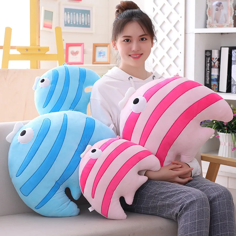 

Cute Cartoon Tropical Fish Plush Toys Stuffed Animal Fish Doll Toy Plush Pillow Children Toys Girls Birthday Gift
