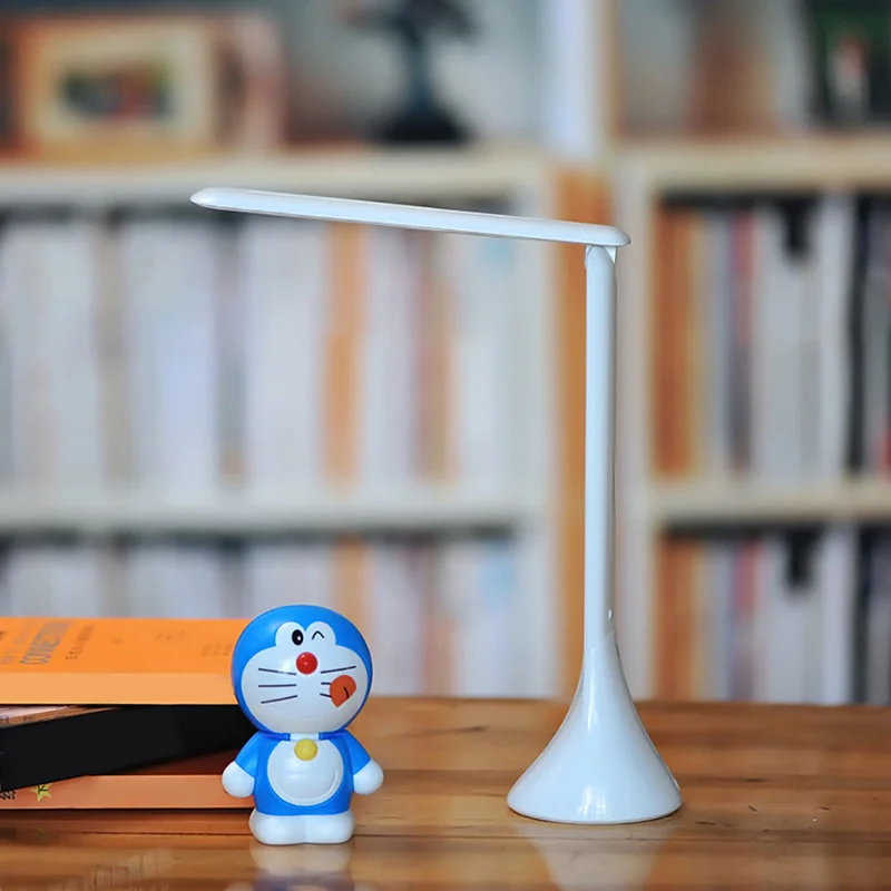 Laideyi светодиодный настольная лампа затемнения touch свет книга зарядка через USB Чтение свет платные настольная лампа Портативный складной лампы