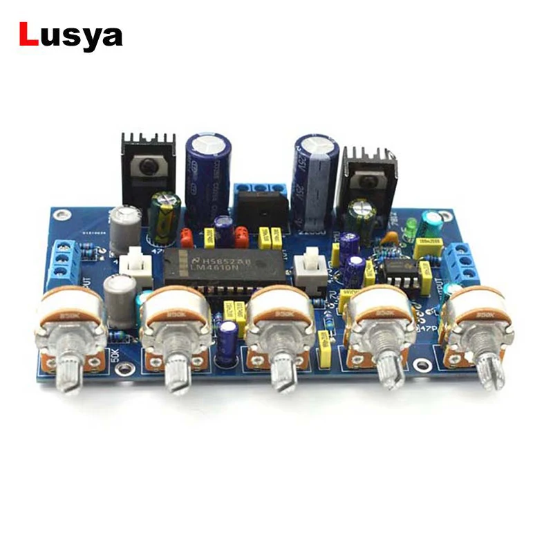 LM4610+ NE5532 предусилитель усилитель тональности доска для Hifi Diy D3-006