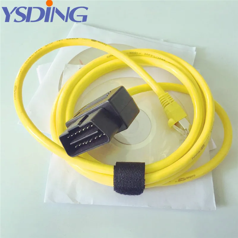 

New ESYS Data Cable For BMW ENET Ethernet to OBD Interface E-SYS ICOM Coding for F-serie Diagnostic Cable Free Shipping