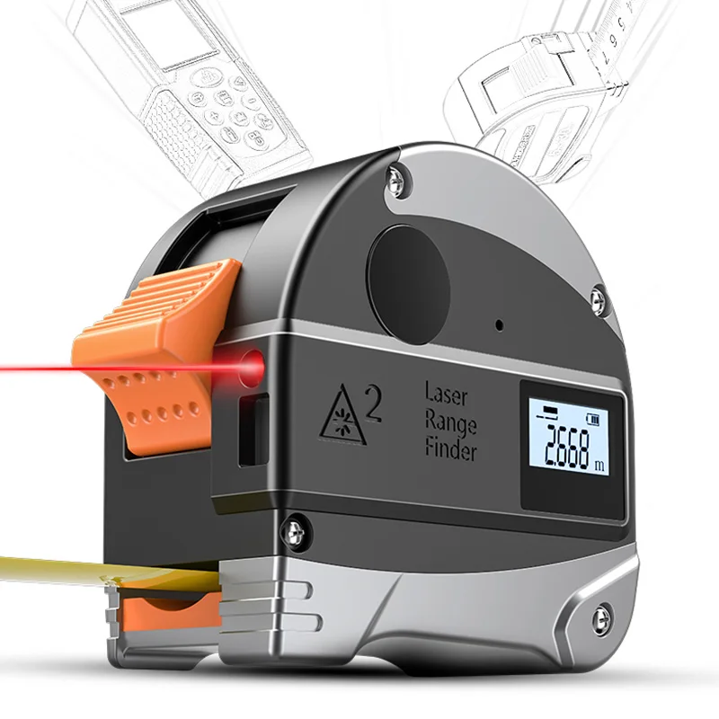 30M Laser Rangefinder Digital Tape Measure Distance Measurer Meter Range Finder Infrared Construction Tools 30M Laser Rangefinder Digital Tape Measure Distance Measurer Meter Range Finder Infrared Construction Tools