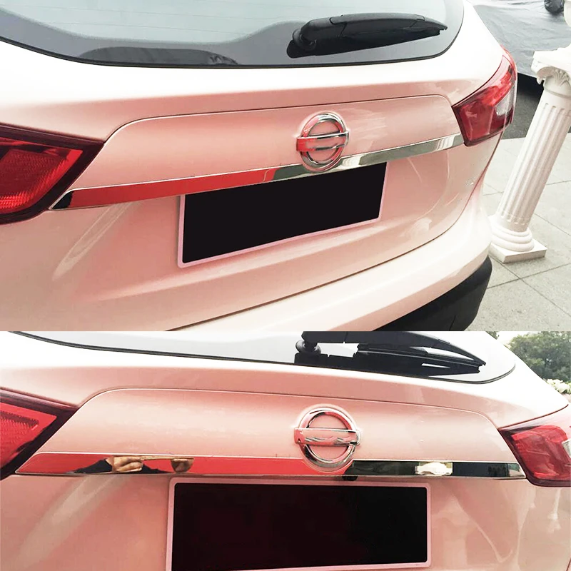 Хромированная крышка багажника для Nissan Rogue Sport Qashqai j11 2014 2019 дверной ручки отделка