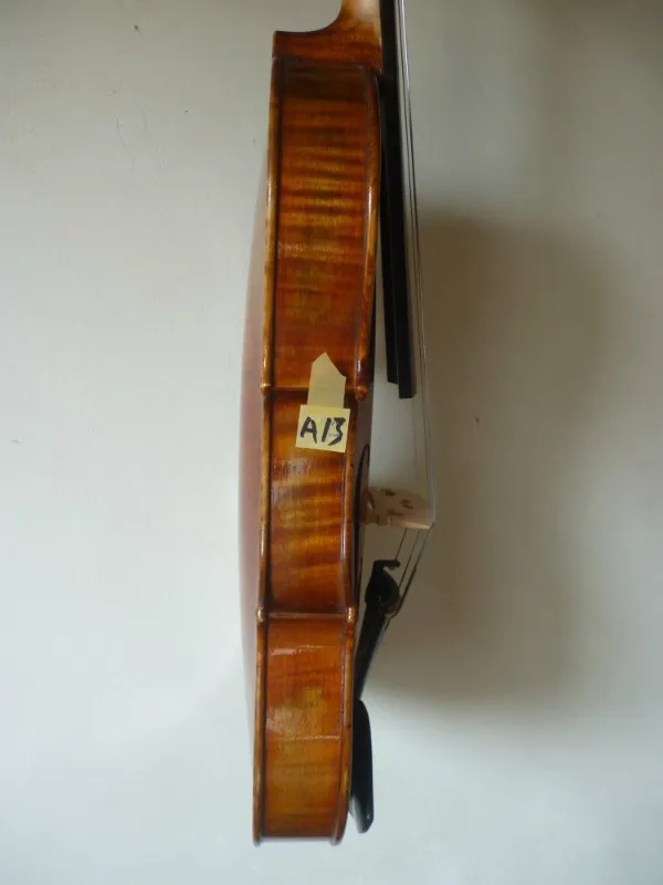 Античный старый стиль скрипки, A13 Высший сорт скрипки 4/4 модель Страдивари 1716, один кусок назад